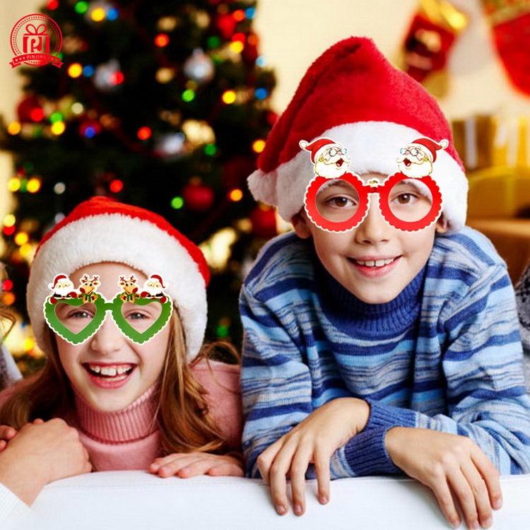 (SG Stock)Rumahhome Christmas party decoration glasses/mask Christmas gift