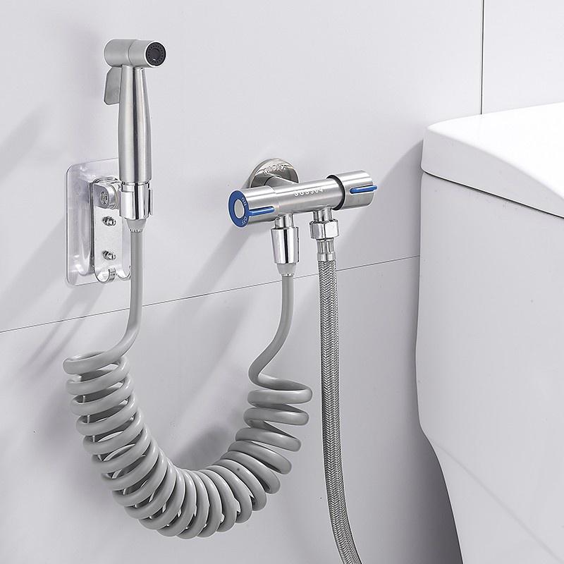 Toilet Bidet Spray Non Punching Bidet Spray Set Spray Head Quality 304Stainless Steel Toilet booster nozzle set
