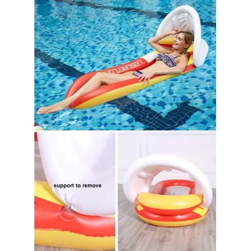 Large Swimming Pool Inflatable Floating Chair Lounger Air Row Bed Cushion Mattress Beach Float For Adults Kids