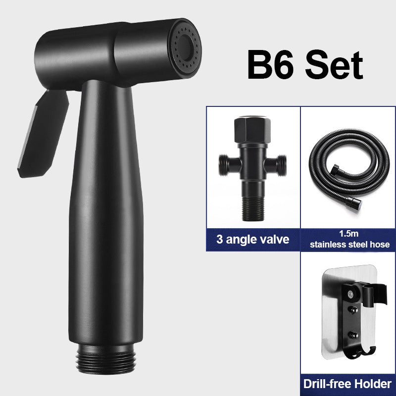 Toilet Bidet Spray Non Punching Bidet Spray Set Spray Head Quality 304Stainless Steel Toilet booster nozzle set