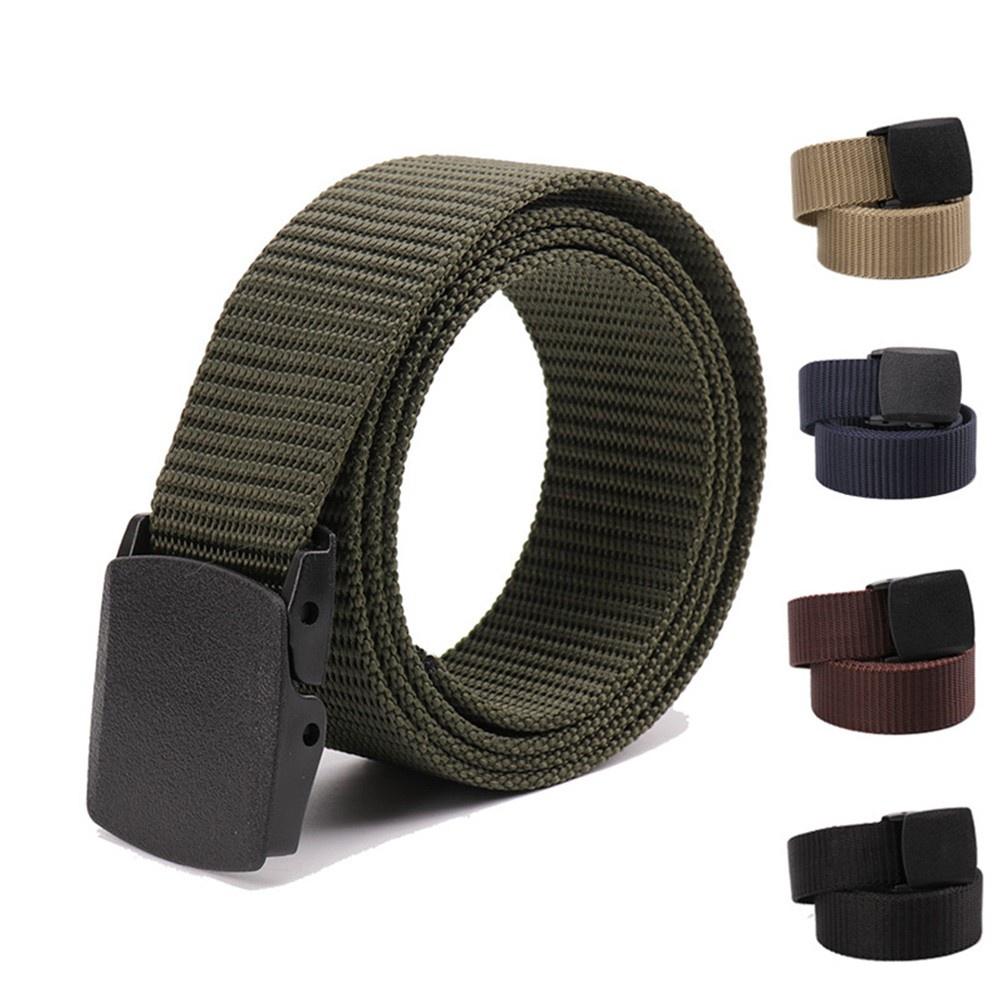 SG Ready stock Men Female Belts Military Nylon Adjustable Outdoor Travel Tactical Waist Belt