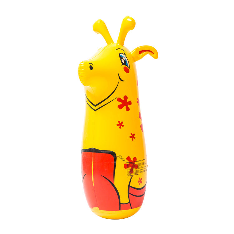 SG Rumahhome Kids 3D Inflatable Tumbler Toy Children Cartoon Animal Blow Up Toys Family Interactive Games