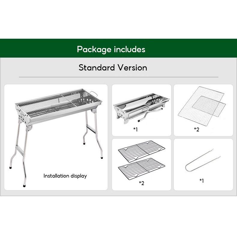 Folding Outdoor charcoal bbq grill