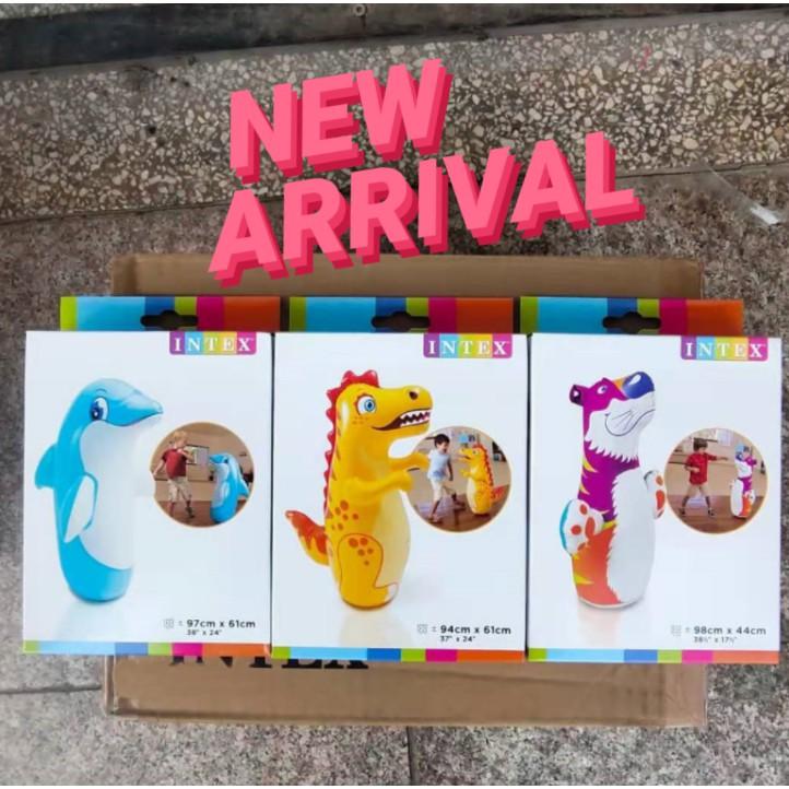 SG Rumahhome Kids 3D Inflatable Tumbler Toy Children Cartoon Animal Blow Up Toys Family Interactive Games