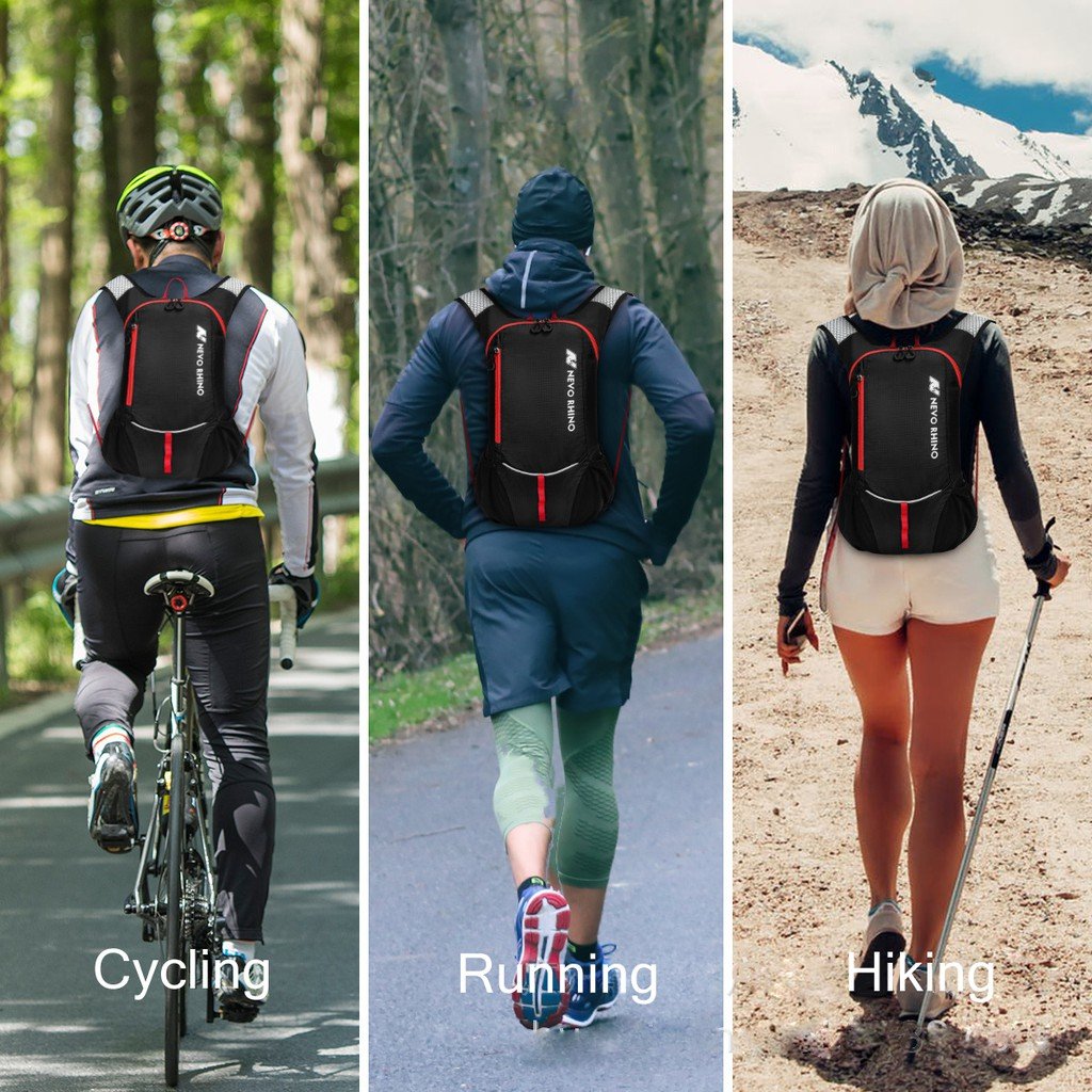Rumahhome_ fit High capacity cycling Backpack outdoor sports waterproof hiking Backpack with water bag