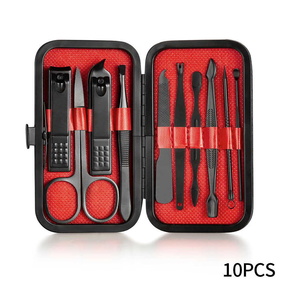 Rumahhome fit Manicure Stainless Steel Nail Clippers Hygiene set Nail Cutter Nail Tool Set