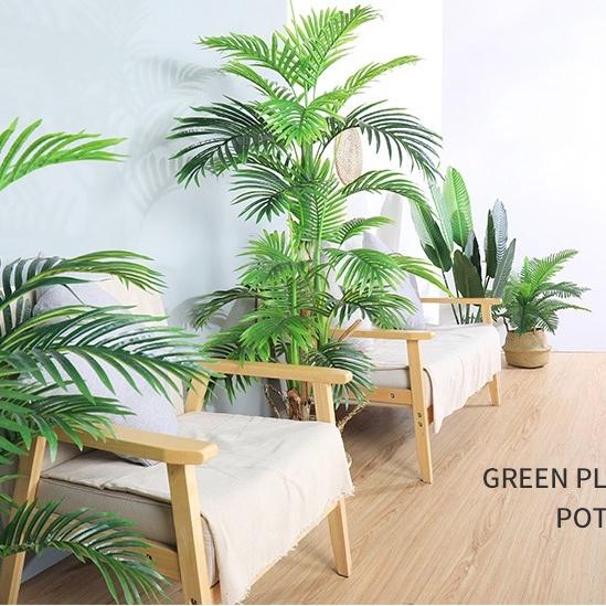 Rumahhome 45-120cm Nordic Style Artificial Plant Potted Fake Tree Flower Imitation Plants Home Office Hotel Decoration