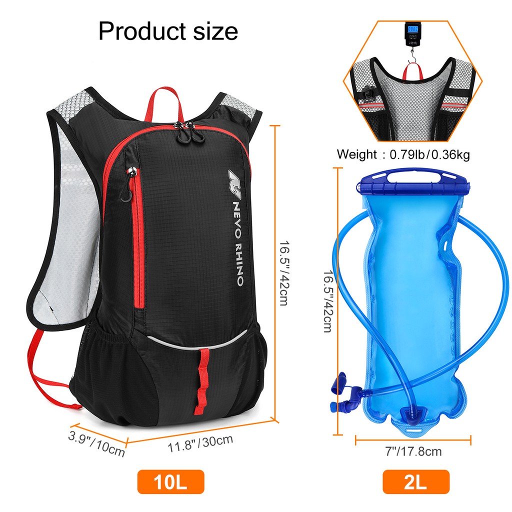 Rumahhome_ fit High capacity cycling Backpack outdoor sports waterproof hiking Backpack with water bag