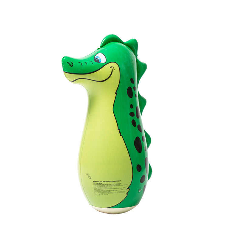 SG Rumahhome Kids 3D Inflatable Tumbler Toy Children Cartoon Animal Blow Up Toys Family Interactive Games
