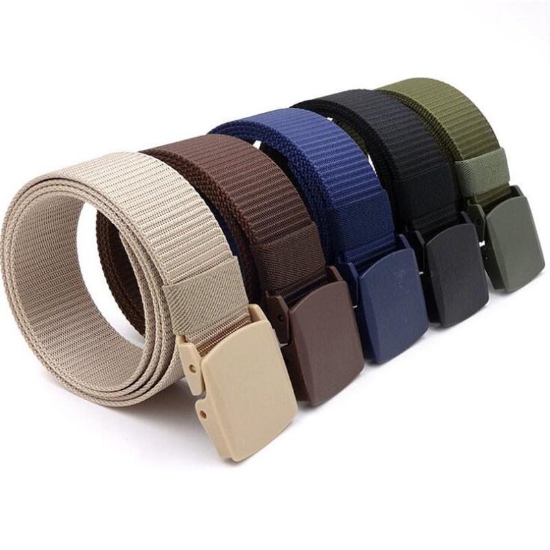 SG Ready stock Men Female Belts Military Nylon Adjustable Outdoor Travel Tactical Waist Belt