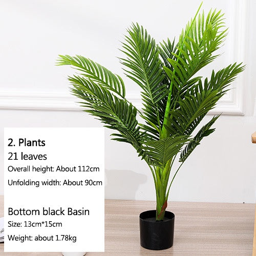 Rumahhome 45-120cm Nordic Style Artificial Plant Potted Fake Tree Flower Imitation Plants Home Office Hotel Decoration
