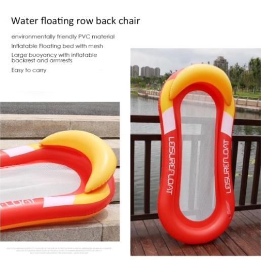 Large Swimming Pool Inflatable Floating Chair Lounger Air Row Bed Cushion Mattress Beach Float For Adults Kids