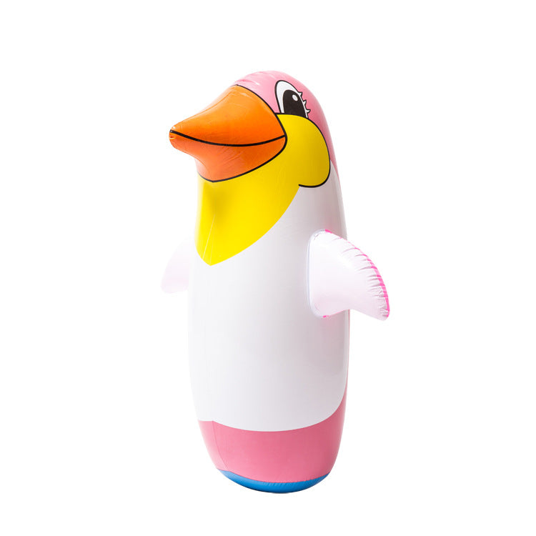 SG Rumahhome Kids 3D Inflatable Tumbler Toy Children Cartoon Animal Blow Up Toys Family Interactive Games