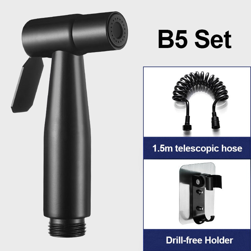 Toilet Bidet Spray Non Punching Bidet Spray Set Spray Head Quality 304Stainless Steel Toilet booster nozzle set