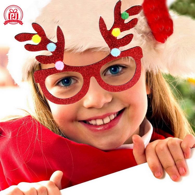 (SG Stock)Rumahhome Christmas party decoration glasses/mask Christmas gift