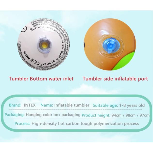 SG Rumahhome Kids 3D Inflatable Tumbler Toy Children Cartoon Animal Blow Up Toys Family Interactive Games
