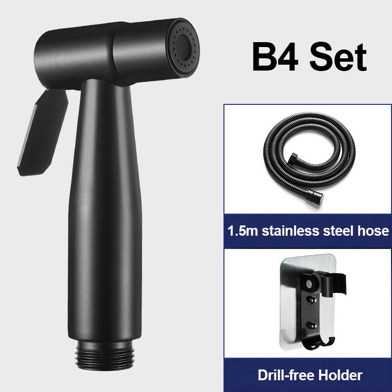 Toilet Bidet Spray Non Punching Bidet Spray Set Spray Head Quality 304Stainless Steel Toilet booster nozzle set