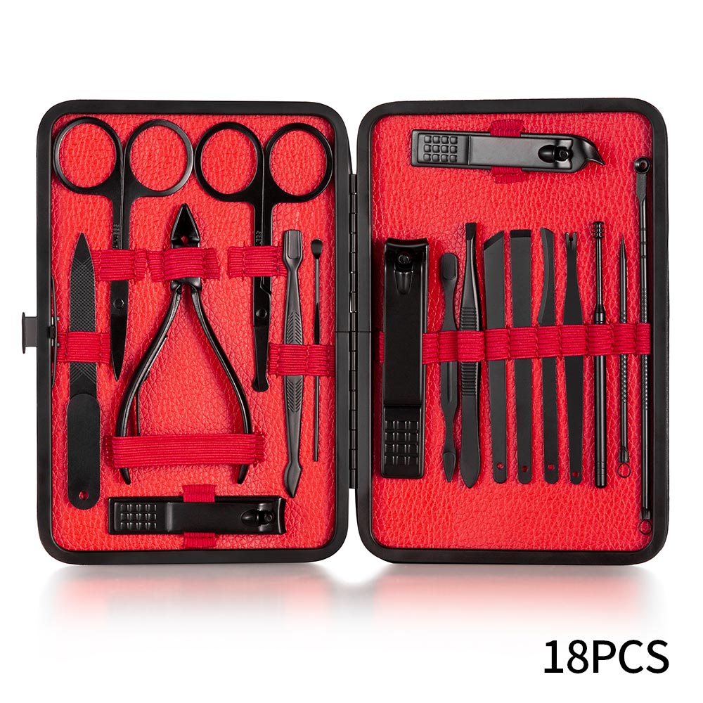Rumahhome fit Manicure Stainless Steel Nail Clippers Hygiene set Nail Cutter Nail Tool Set