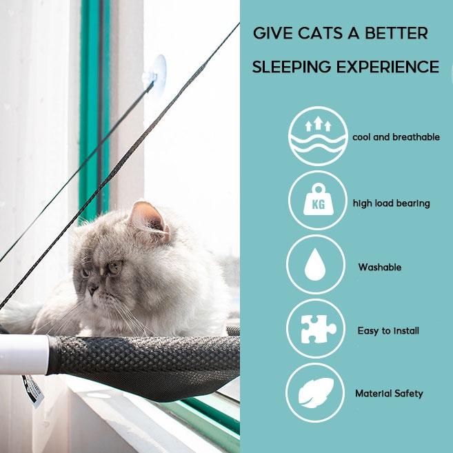 (SG Stock)Rumahhome Cat hammock bed pet bag Window hammock