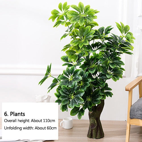 Rumahhome 45-120cm Nordic Style Artificial Plant Potted Fake Tree Flower Imitation Plants Home Office Hotel Decoration