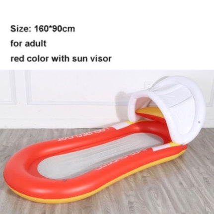 Large Swimming Pool Inflatable Floating Chair Lounger Air Row Bed Cushion Mattress Beach Float For Adults Kids