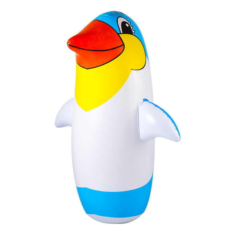 SG Rumahhome Kids 3D Inflatable Tumbler Toy Children Cartoon Animal Blow Up Toys Family Interactive Games