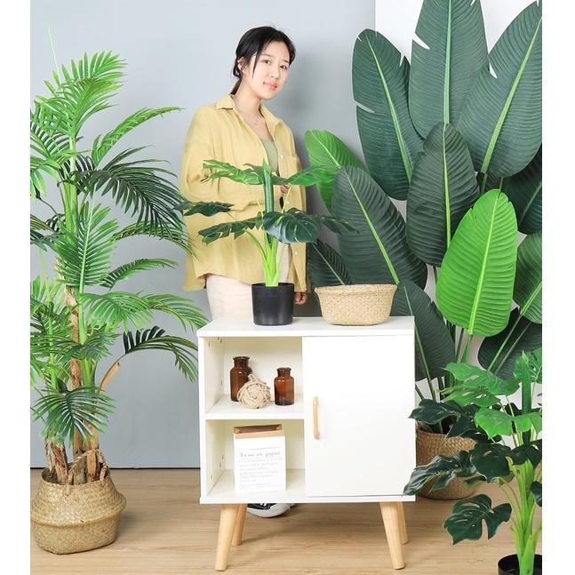 Rumahhome 45-120cm Nordic Style Artificial Plant Potted Fake Tree Flower Imitation Plants Home Office Hotel Decoration