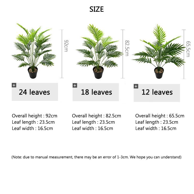 Rumahhome 45-120cm Nordic Style Artificial Plant Potted Fake Tree Flower Imitation Plants Home Office Hotel Decoration