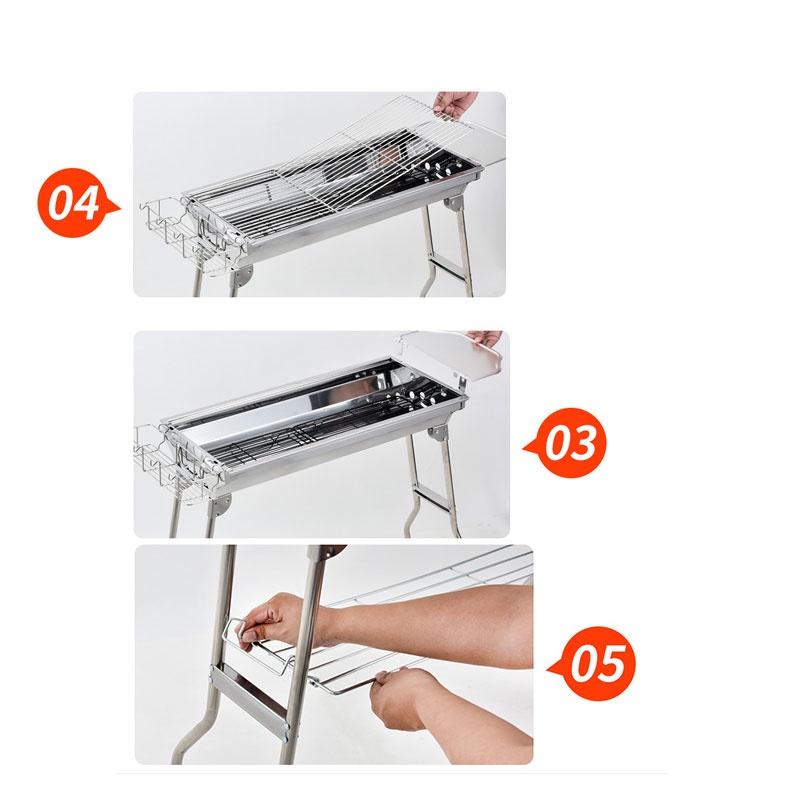 Folding Outdoor charcoal bbq grill