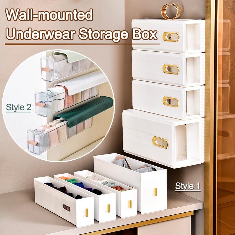 Drawer Style Underwear Storage Box Undergarment Organizer Storage For Underwear Bra Socks Wardrobe Organiser