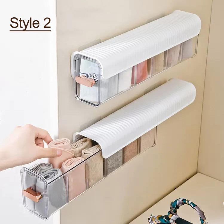 Drawer Style Underwear Storage Box Undergarment Organizer Storage For Underwear Bra Socks Wardrobe Organiser
