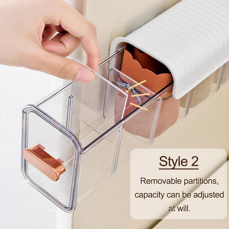 Drawer Style Underwear Storage Box Undergarment Organizer Storage For Underwear Bra Socks Wardrobe Organiser