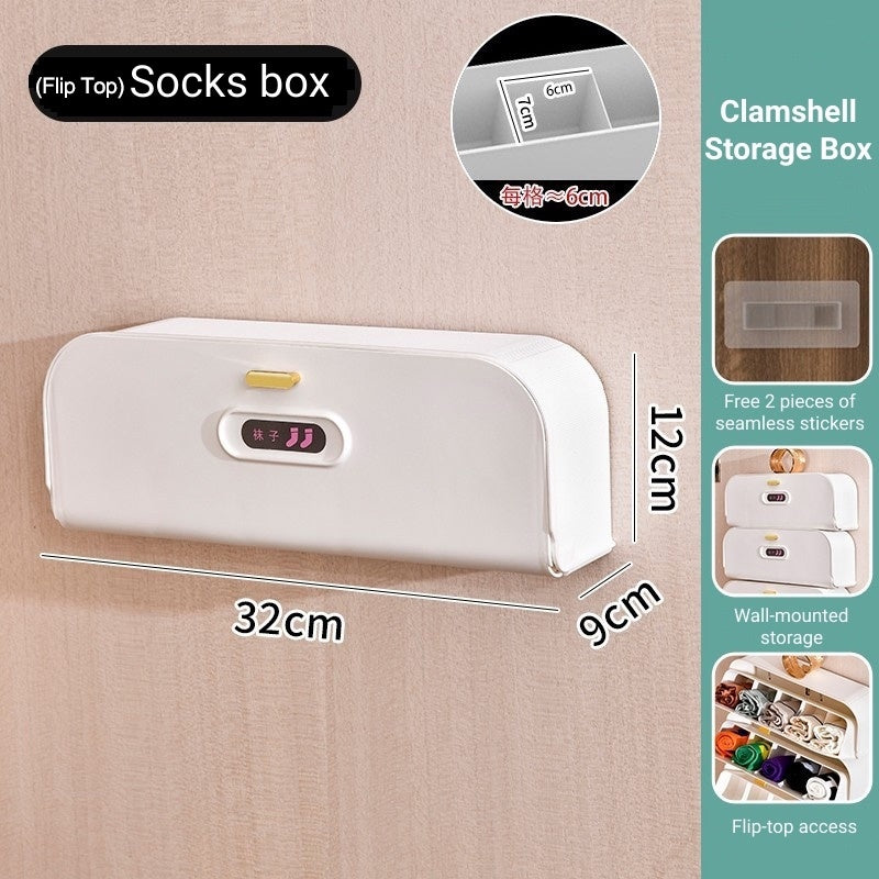 Drawer Style Underwear Storage Box Undergarment Organizer Storage For Underwear Bra Socks Wardrobe Organiser