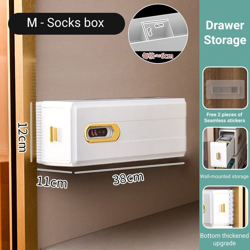 Drawer Style Underwear Storage Box Undergarment Organizer Storage For Underwear Bra Socks Wardrobe Organiser