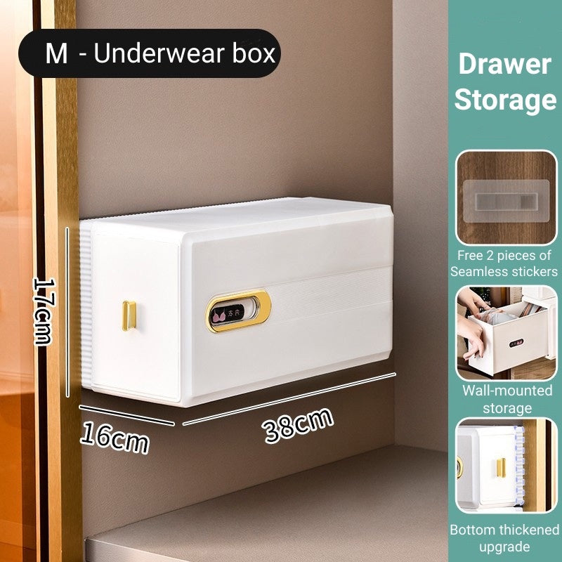 Drawer Style Underwear Storage Box Undergarment Organizer Storage For Underwear Bra Socks Wardrobe Organiser