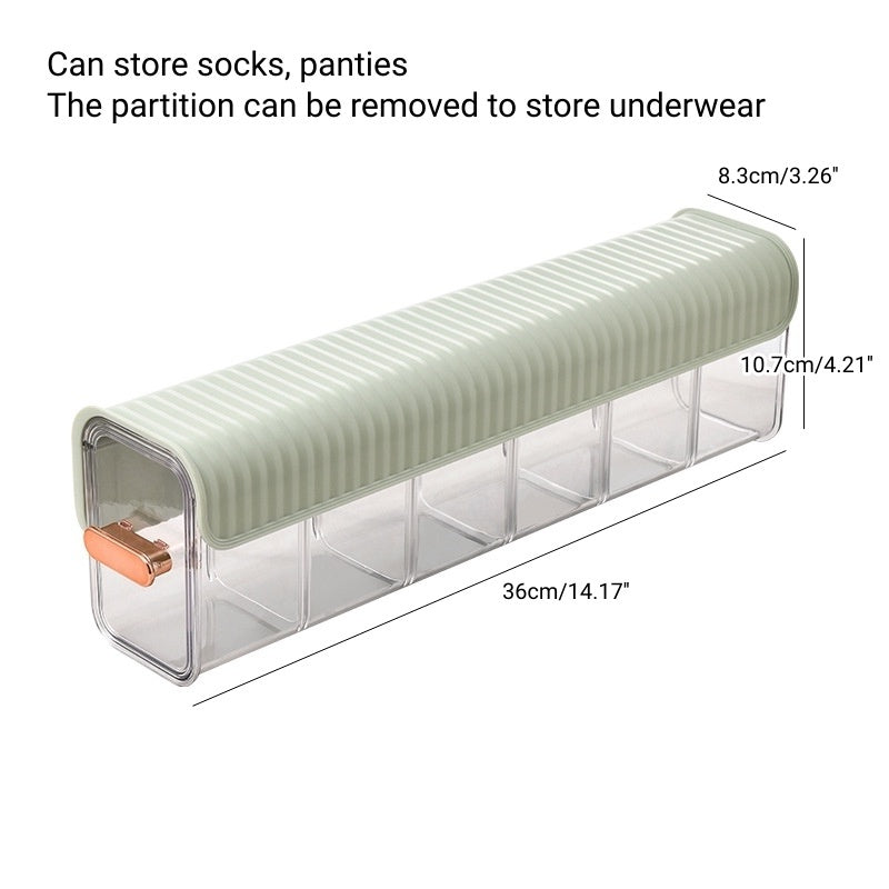 Drawer Style Underwear Storage Box Undergarment Organizer Storage For Underwear Bra Socks Wardrobe Organiser