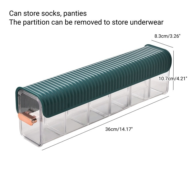 Drawer Style Underwear Storage Box Undergarment Organizer Storage For Underwear Bra Socks Wardrobe Organiser