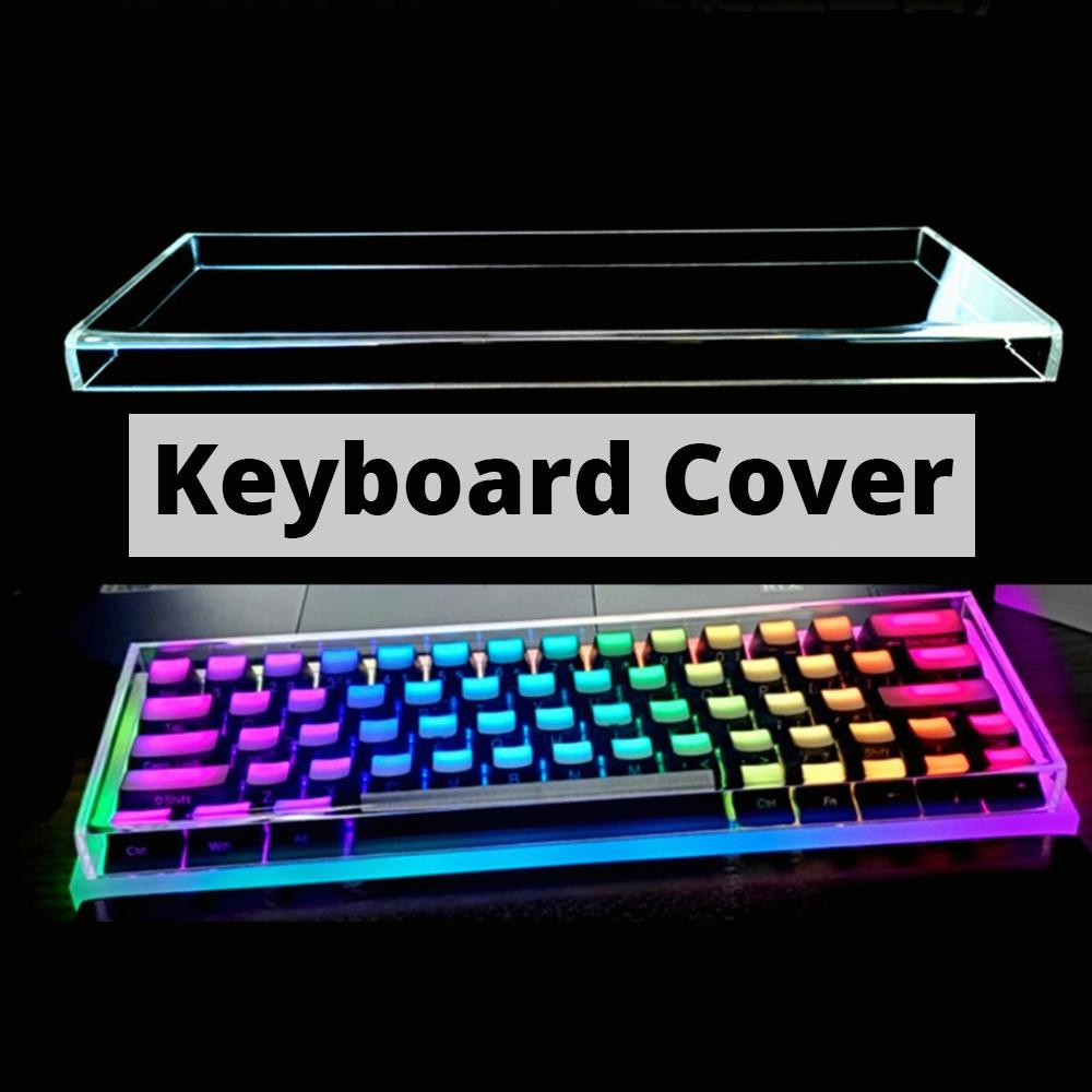 【Spot Goods】Acrylic Keyboard Clear Cover Mouse Dust Cove Clear Protector Mechanical Keyboard 104 / 87 Key