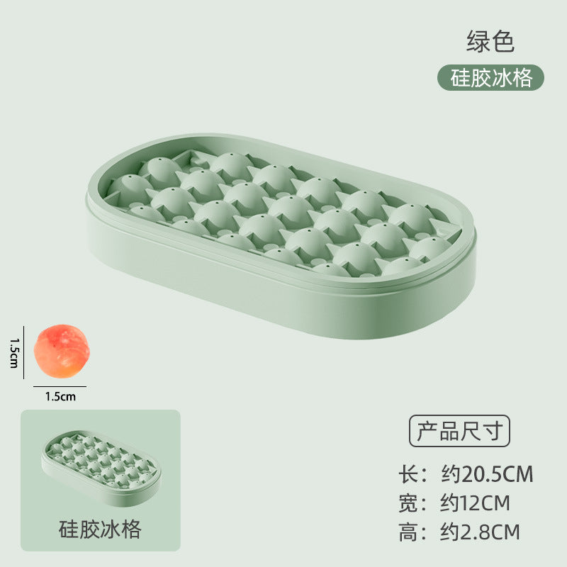 Silicone ice cube tray ball ice ball maker ice Cube Mold ice maker machine with box
