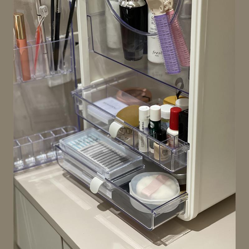 Makeup Organizers Large Capacity Facial Product Skin Care Organiser Make Up Brush Holder Storage