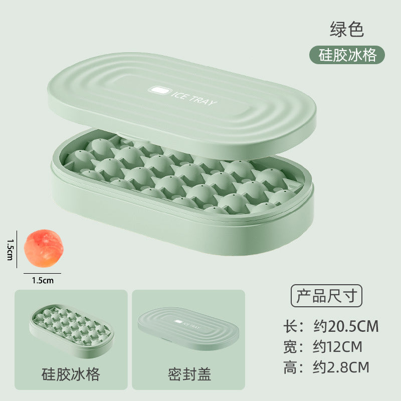 Silicone ice cube tray ball ice ball maker ice Cube Mold ice maker machine with box
