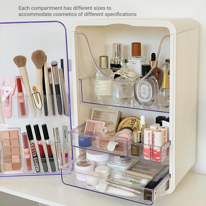 Makeup Organizers Large Capacity Facial Product Skin Care Organiser Make Up Brush Holder Storage