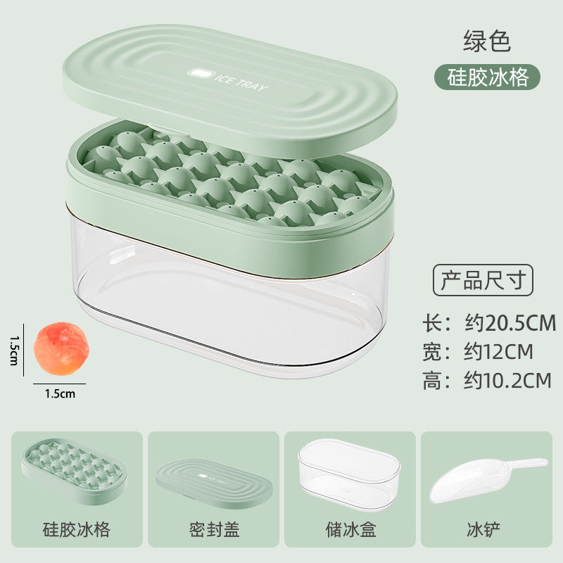 Silicone ice cube tray ball ice ball maker ice Cube Mold ice maker machine with box