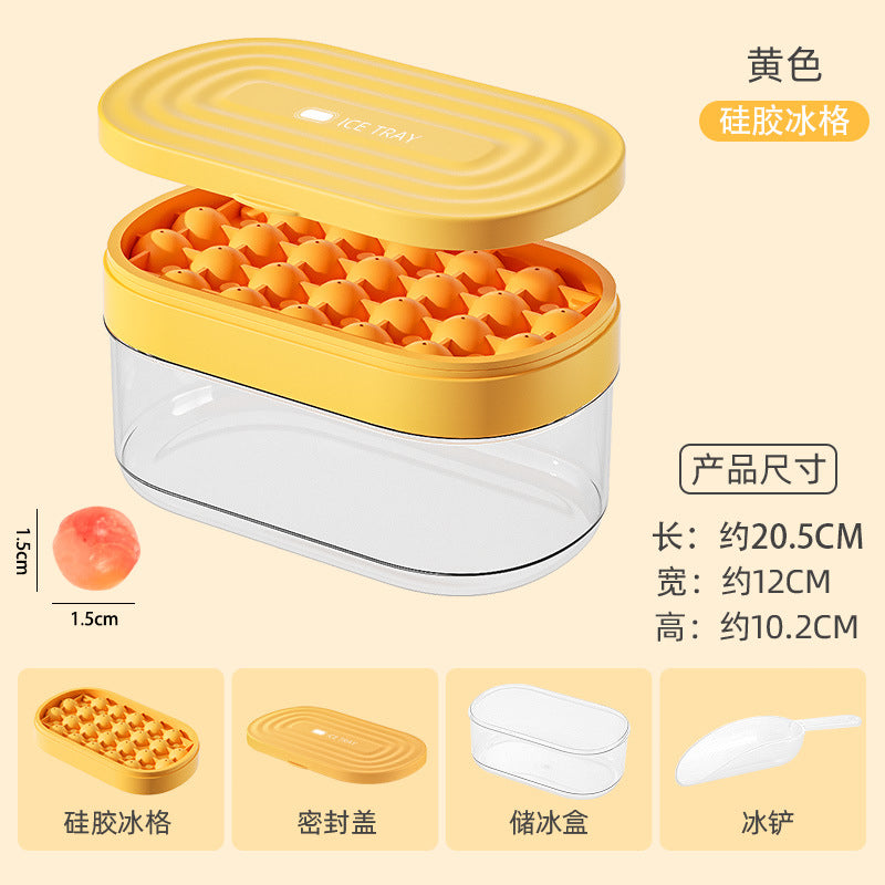 Silicone ice cube tray ball ice ball maker ice Cube Mold ice maker machine with box