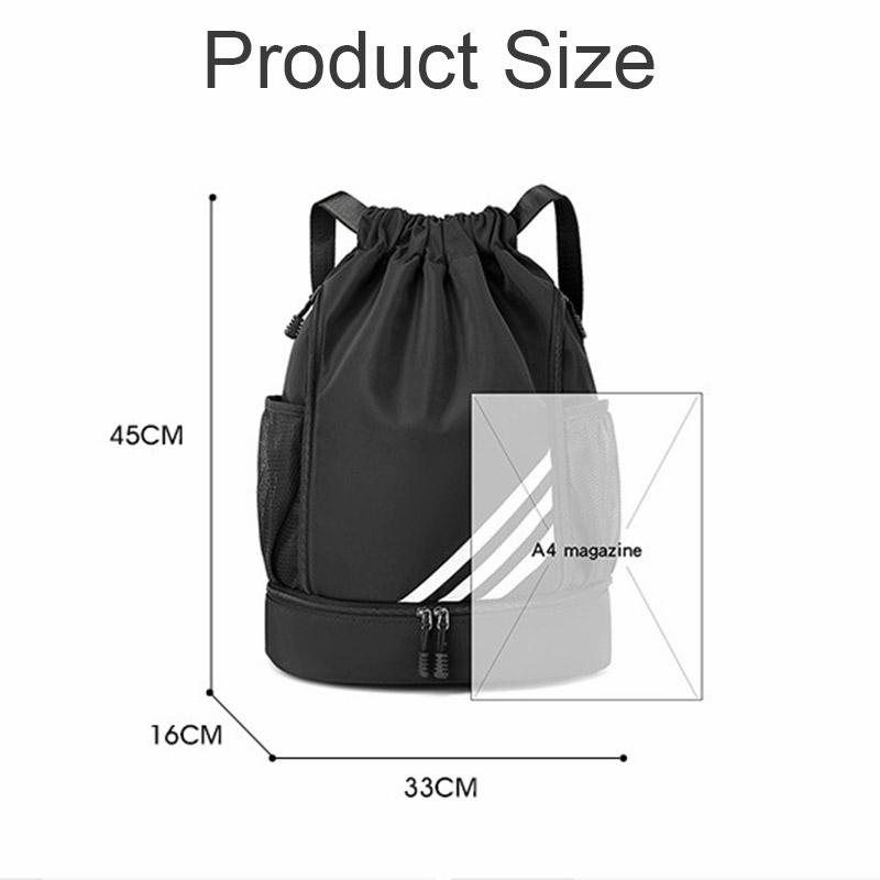 Basketball Backpack Gym Sports Travel Luggage Bag Oxford Waterproof With Independent Shoe Warehouse