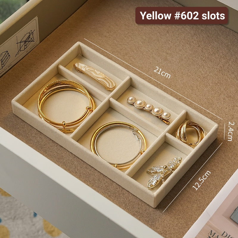 Rumahhome Jewellery Box Jewellery Organiser Jewellery Storage Box Accessories Organiser Velvet