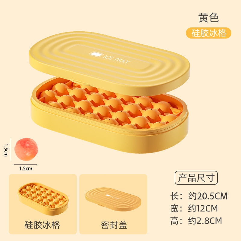 Silicone ice cube tray ball ice ball maker ice Cube Mold ice maker machine with box