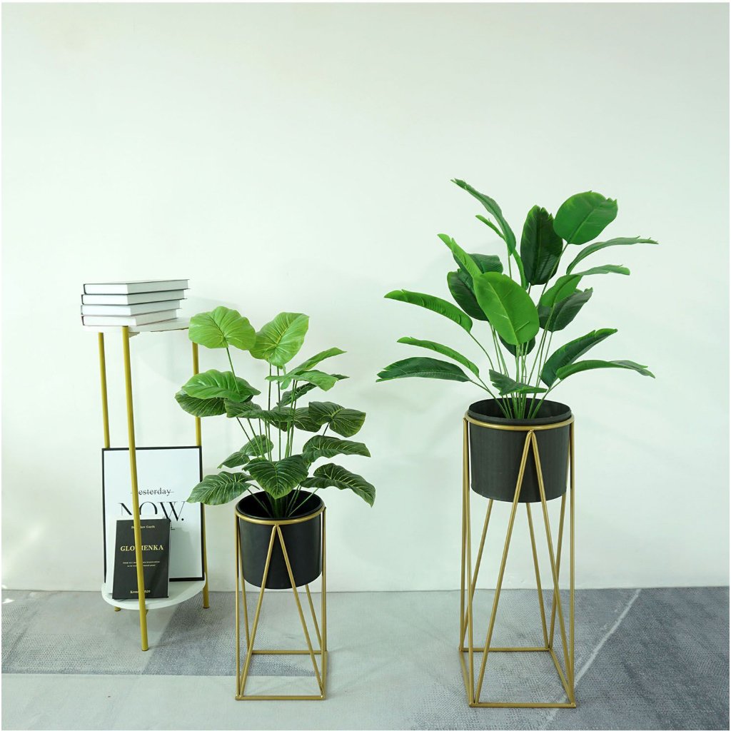 Rumahhome 45-120cm Nordic Style Artificial Plant Potted Fake Tree Flower Imitation Plants Home Office Hotel Decoration