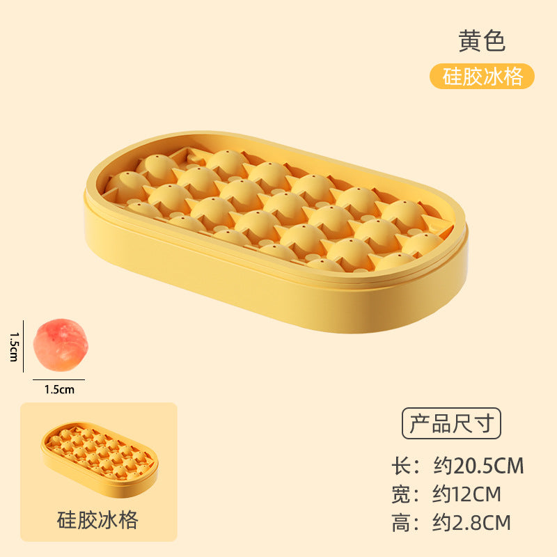 Silicone ice cube tray ball ice ball maker ice Cube Mold ice maker machine with box