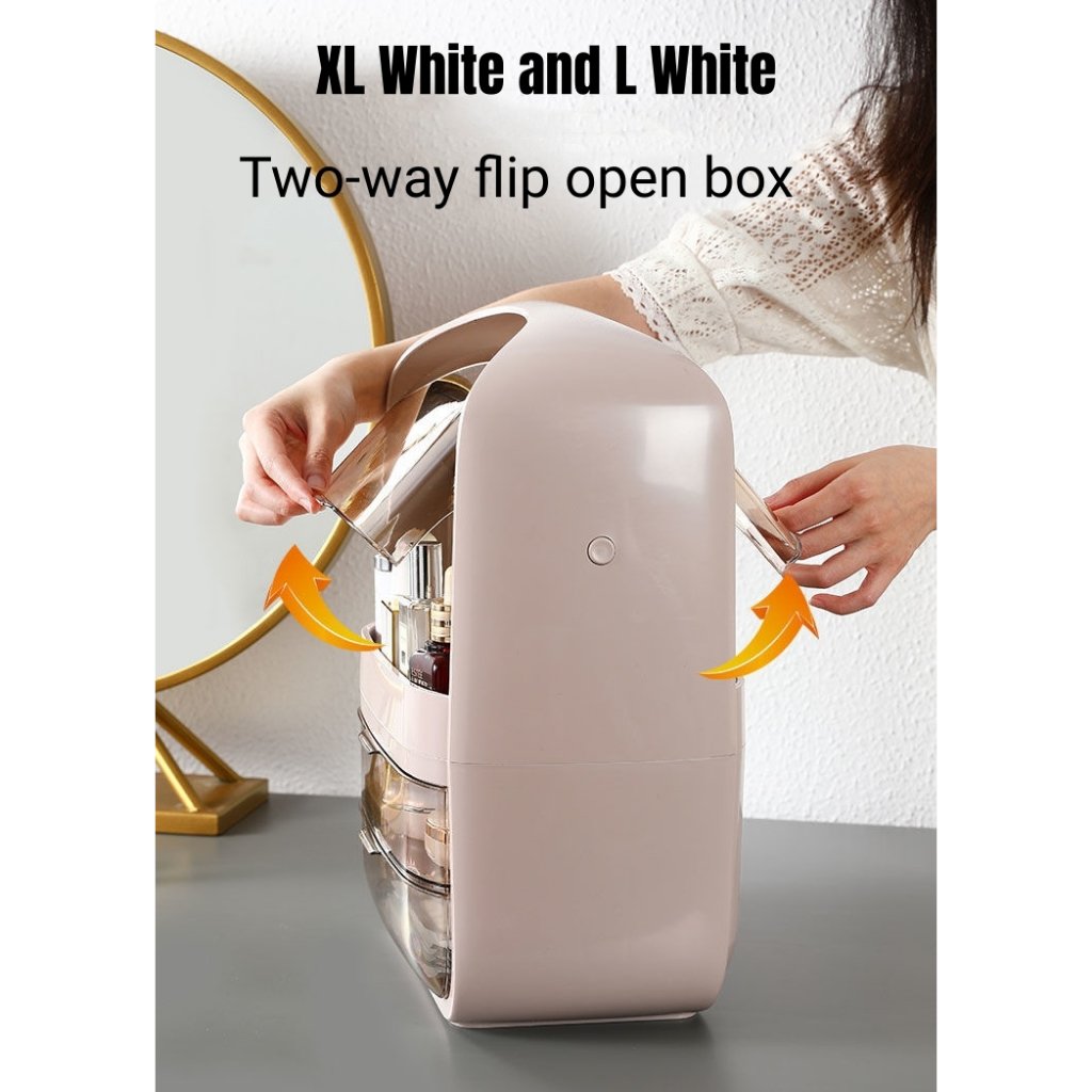 Makeup Organizers Large Capacity Facial Product Skin Care Organiser Make Up Brush Holder Storage